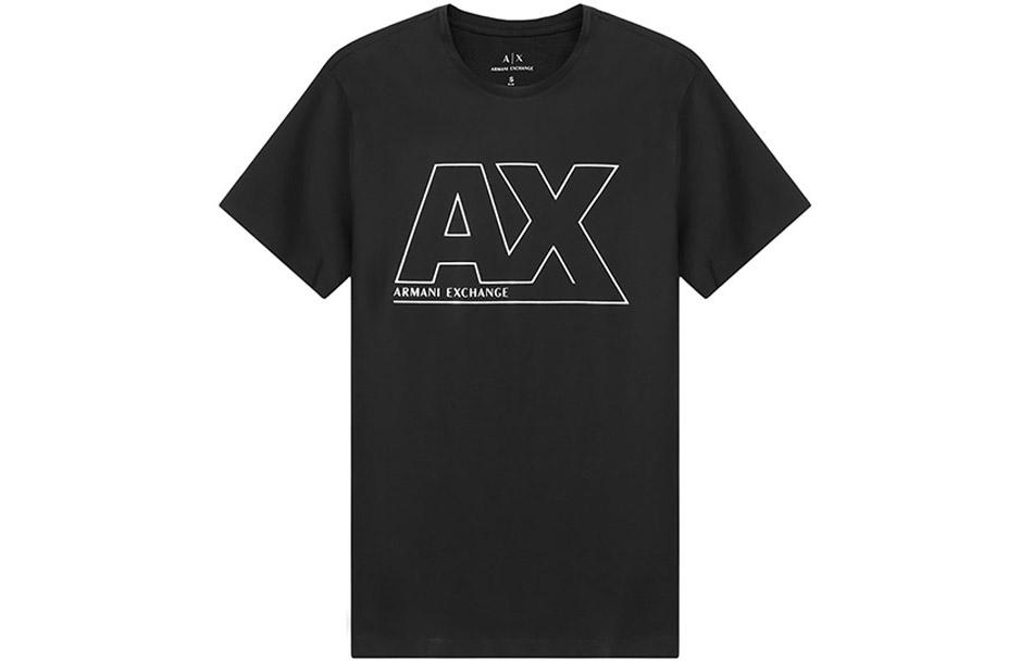 

ARMANI EXCHANGE Футболка мужская черная, Черный, ARMANI EXCHANGE Футболка мужская черная