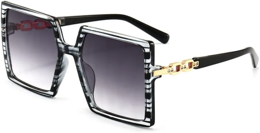 

Крупные солнцезащитные очки с бриллиантами для женщин, винтажные солнцезащитные очки для мужчин и женщин с защитой от УФ-излучения UV400 LANGSER, Black White