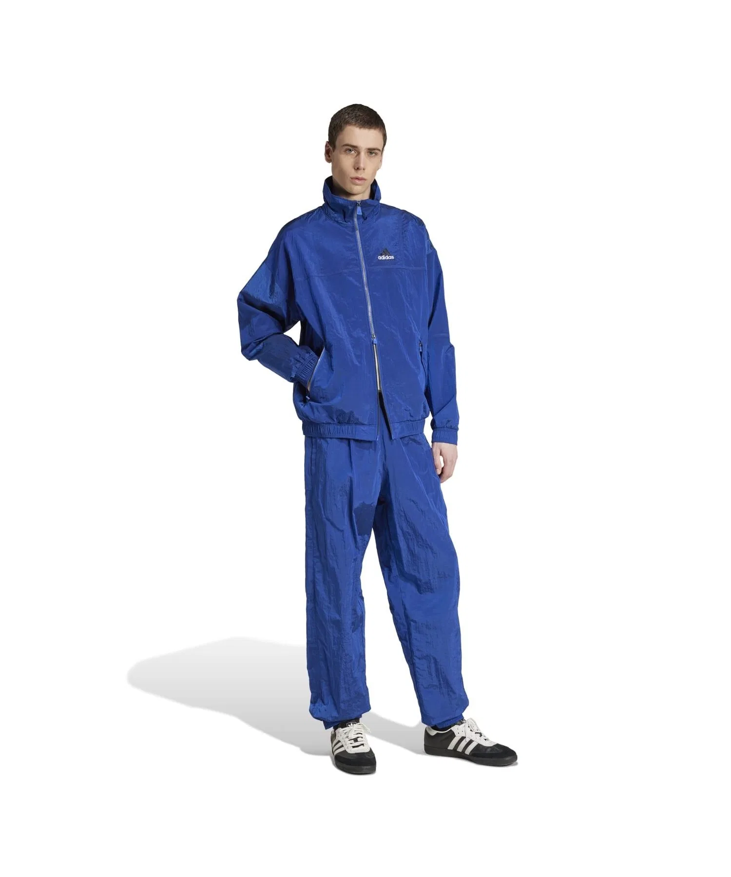 Унисекс брюки adidas EQUIPMENT TRACK IRIDESCENT JP0188 тёмно-синие — фото 4