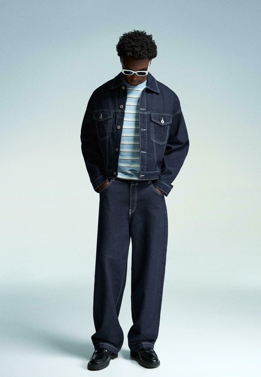 

Куртка Bershka Denim jacket, Royal Blue