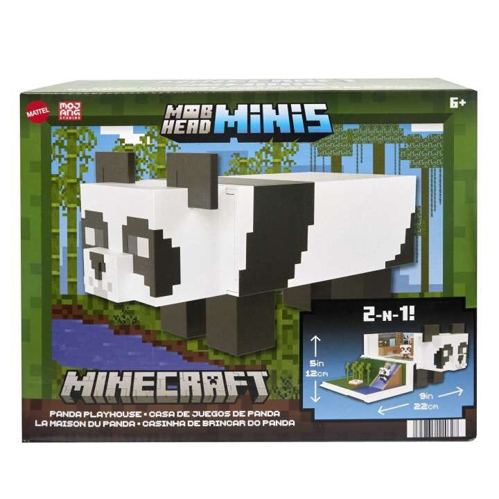 

Набор фигурок Minecraft Игровой домик Панда + 2 фигурки Mattel