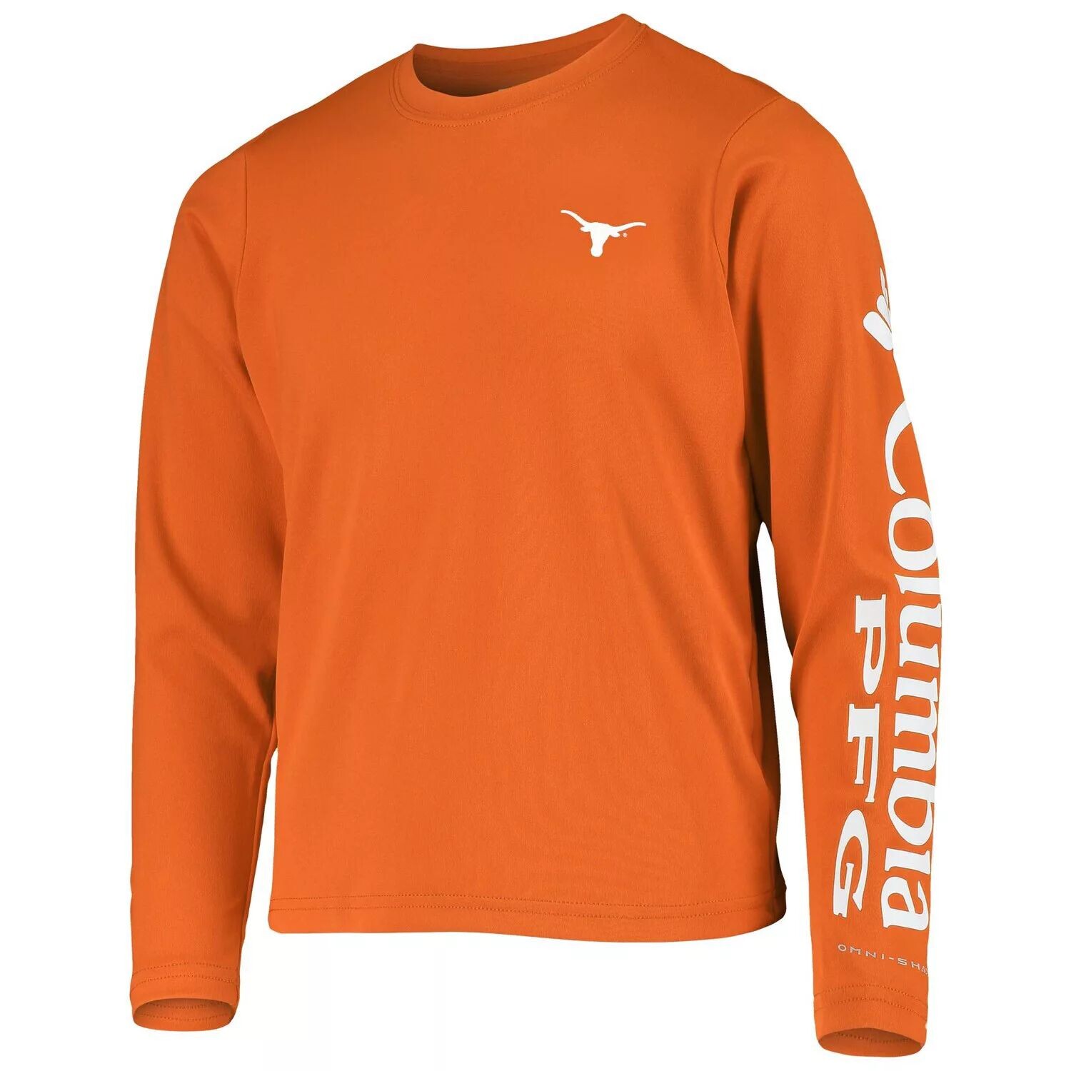 

Молодежная футболка Texas Orange Texas Longhorns PFG Terminal Tackle с длинными рукавами и омни-оттенком Unbranded