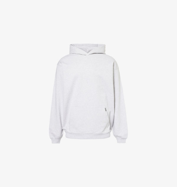 

Толстовка свободного кроя из хлопкового трикотажа Initial с карманом-кенгуру Represent, серый