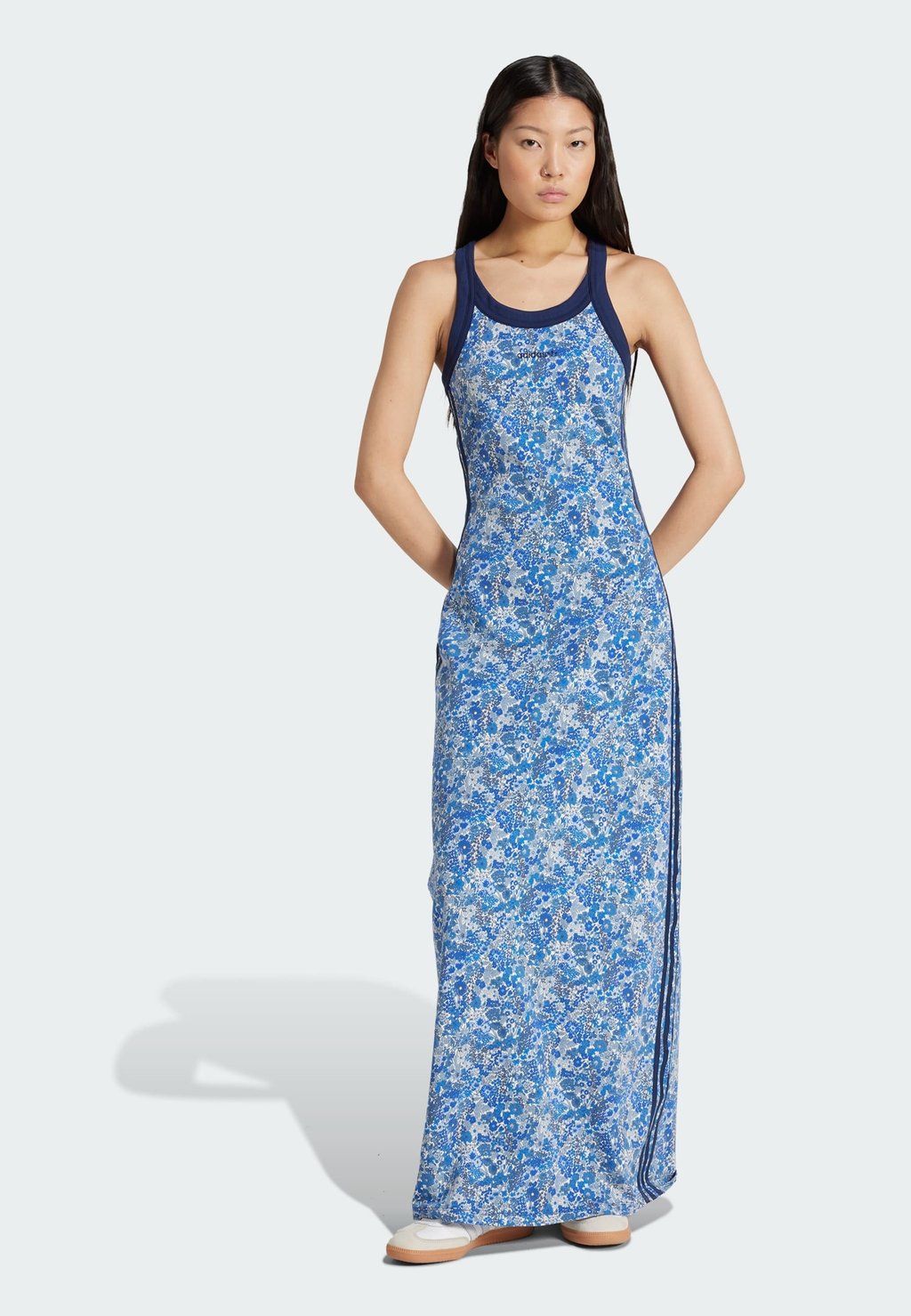 

Платье макси LIBERTY - Jersey dress Adidas Originals, мультиколор