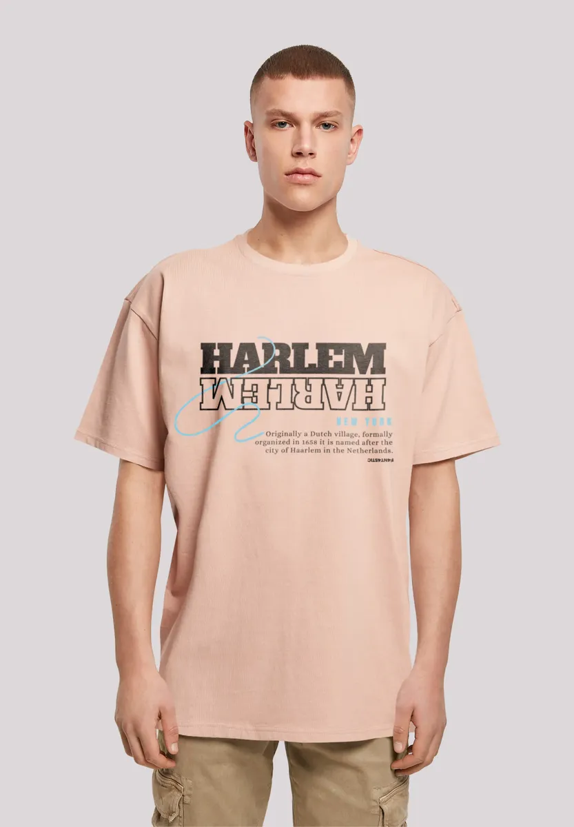 

F4NT4STIC Футболка "Harlem OVERSIZE TEE", принт, цвет Amber