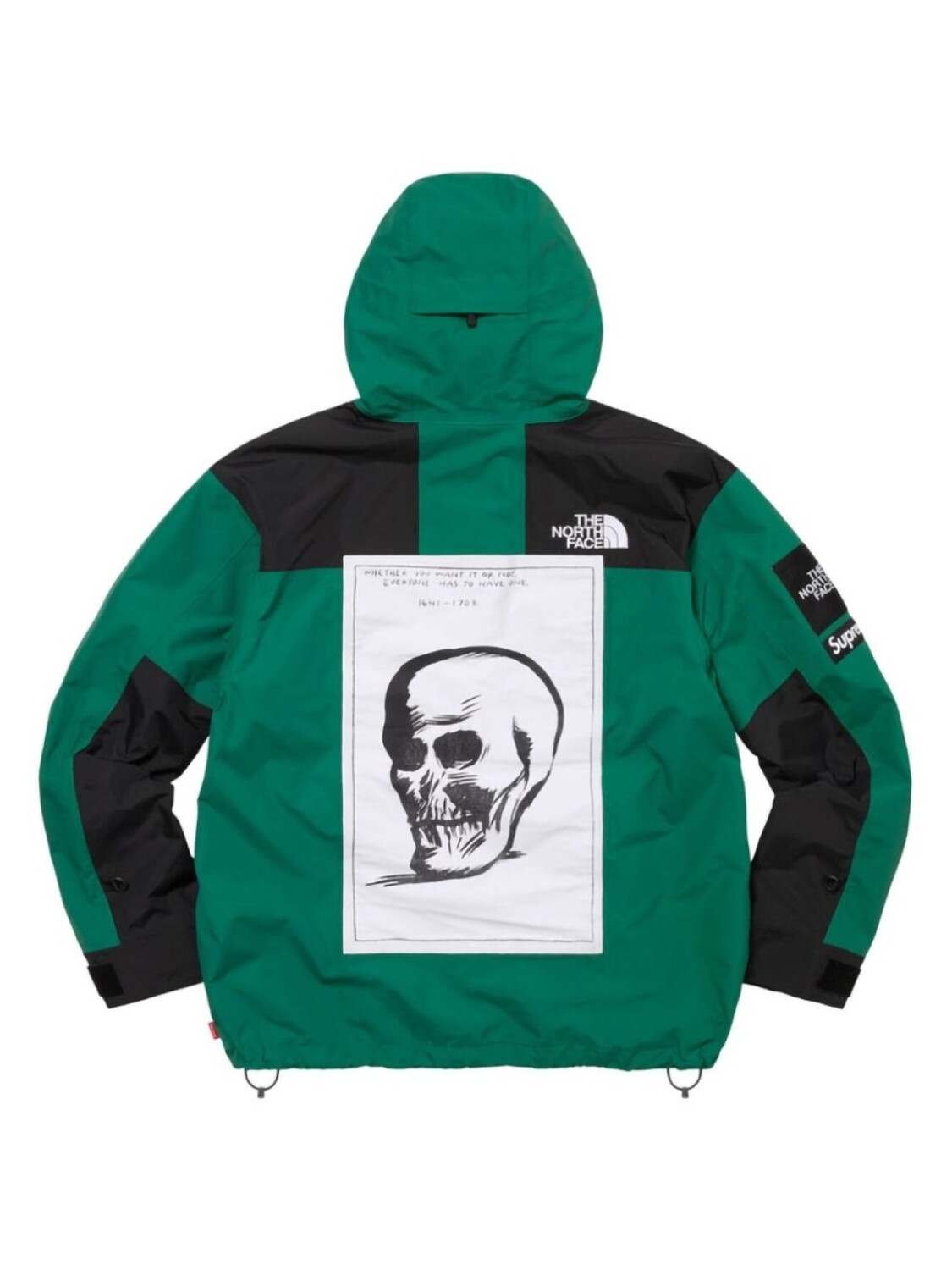 Куртка из коллаборации с The North Face Supreme, зеленый — фото 2