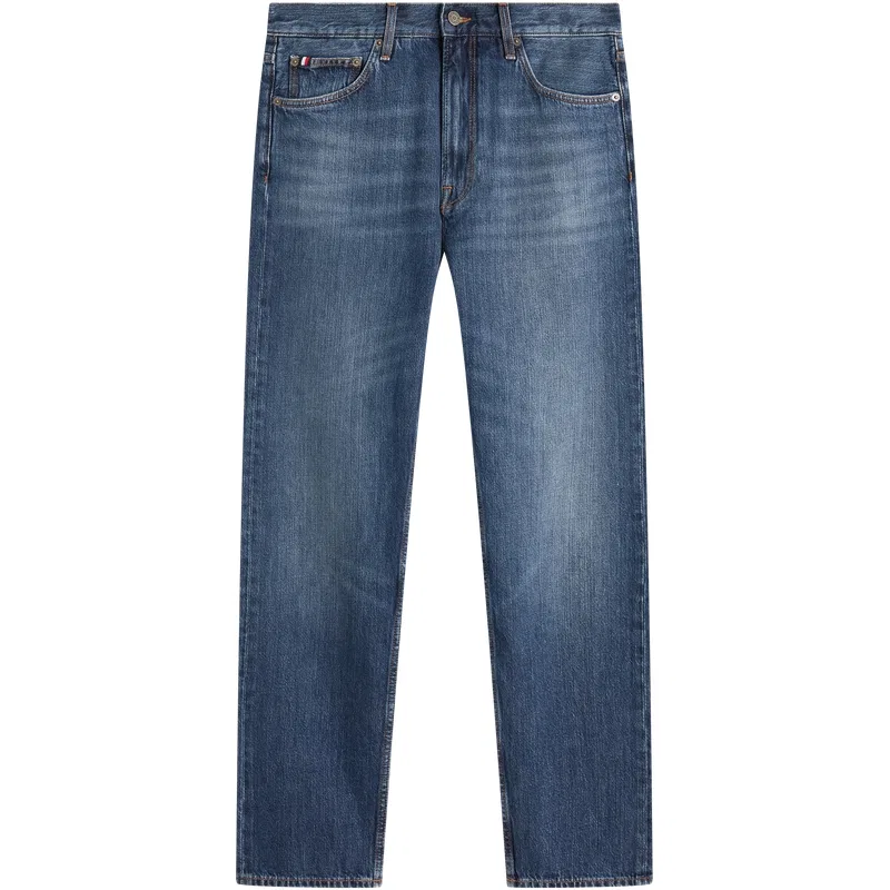 Джинсы мужские denim blue 1A8 moderate straight fit Tommy Hilfiger
