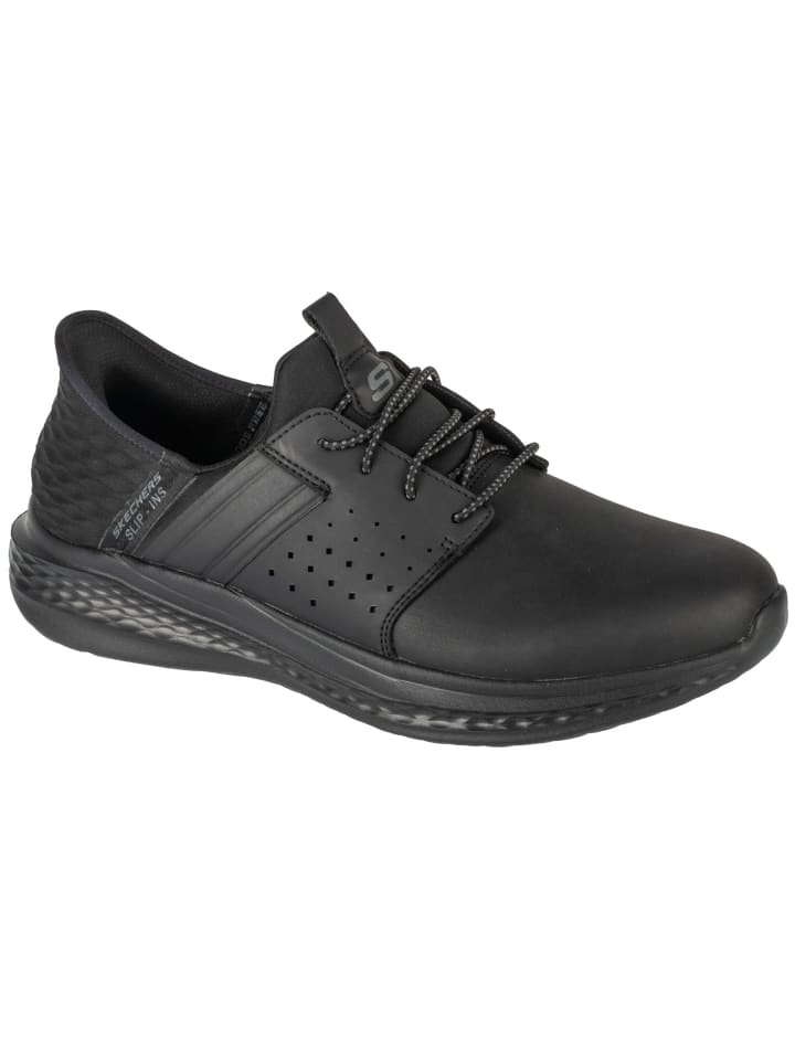 

Кроссовки на шнуровке Skechers, черный