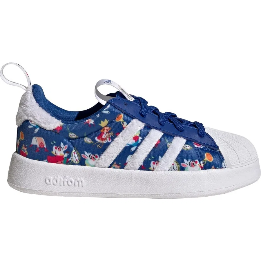 Кроссовки детские с принтом Disney Adifom Superstar 360 adidas, Сине-белый