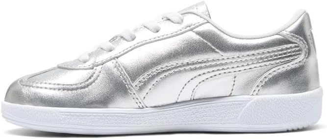 Детские кроссовки Puma Palermo Chrome (унисекс), Puma Silver-feather Gray — фото 3