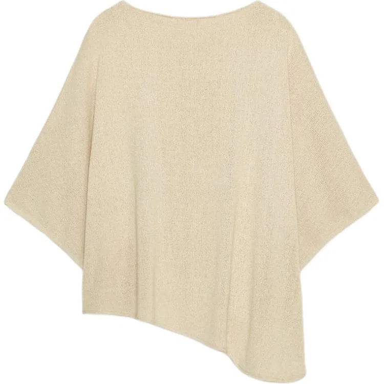 Женский трикотажный топ Light Beige ZARA, Светло-бежевый — фото 3