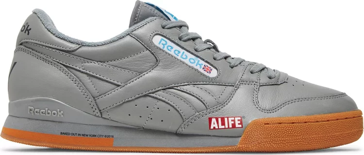 

Кроссовки alife x phase 1 pro 'flat grey' Reebok, серый