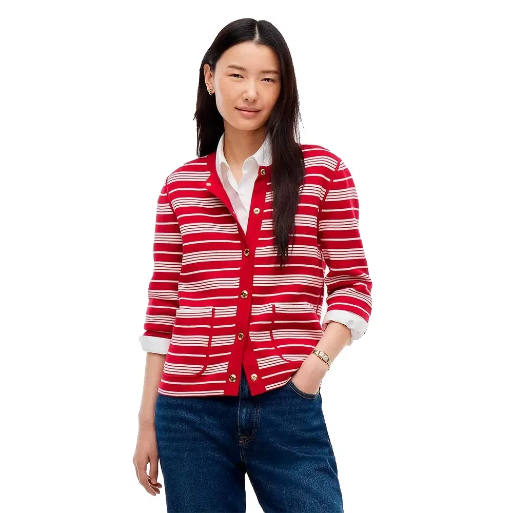 Женский кардиган с регенеративным хлопком Tommy hilfiger, Red