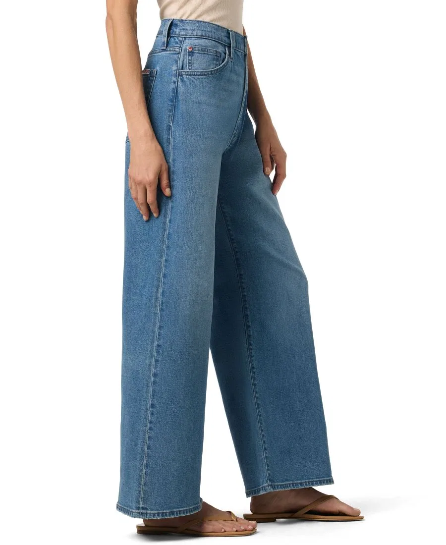 Джинсы с высокой посадкой и широкими штанинами Jolene Hudson Jeans, Whistler — фото 2