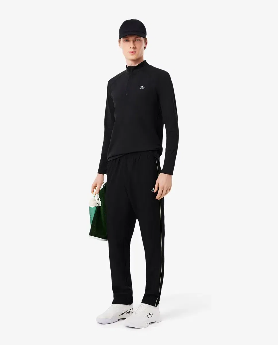 Мужские спортивные брюки из полиэстера Lacoste, Negro — фото 4