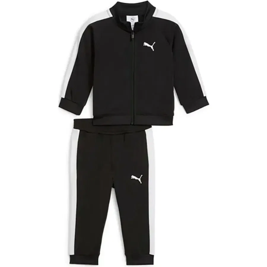 Спортивный комплект из кофты и брюк с длинным рукавом Trend Puma, Черный