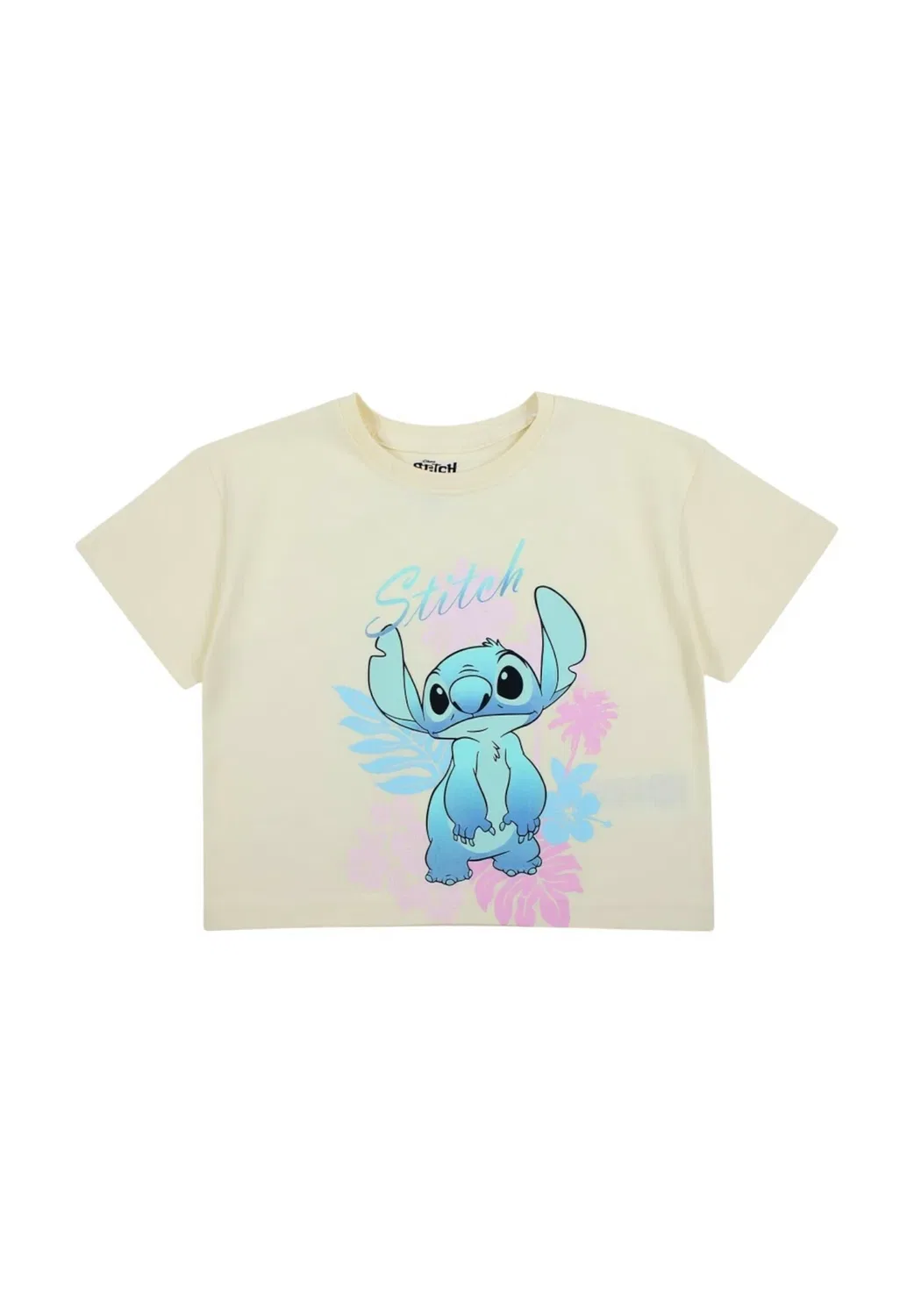 Lilo & Stitch - футболка imprimé lilo et Stitch en Coton - футболка с принтом Disney, Ecru — фото 3