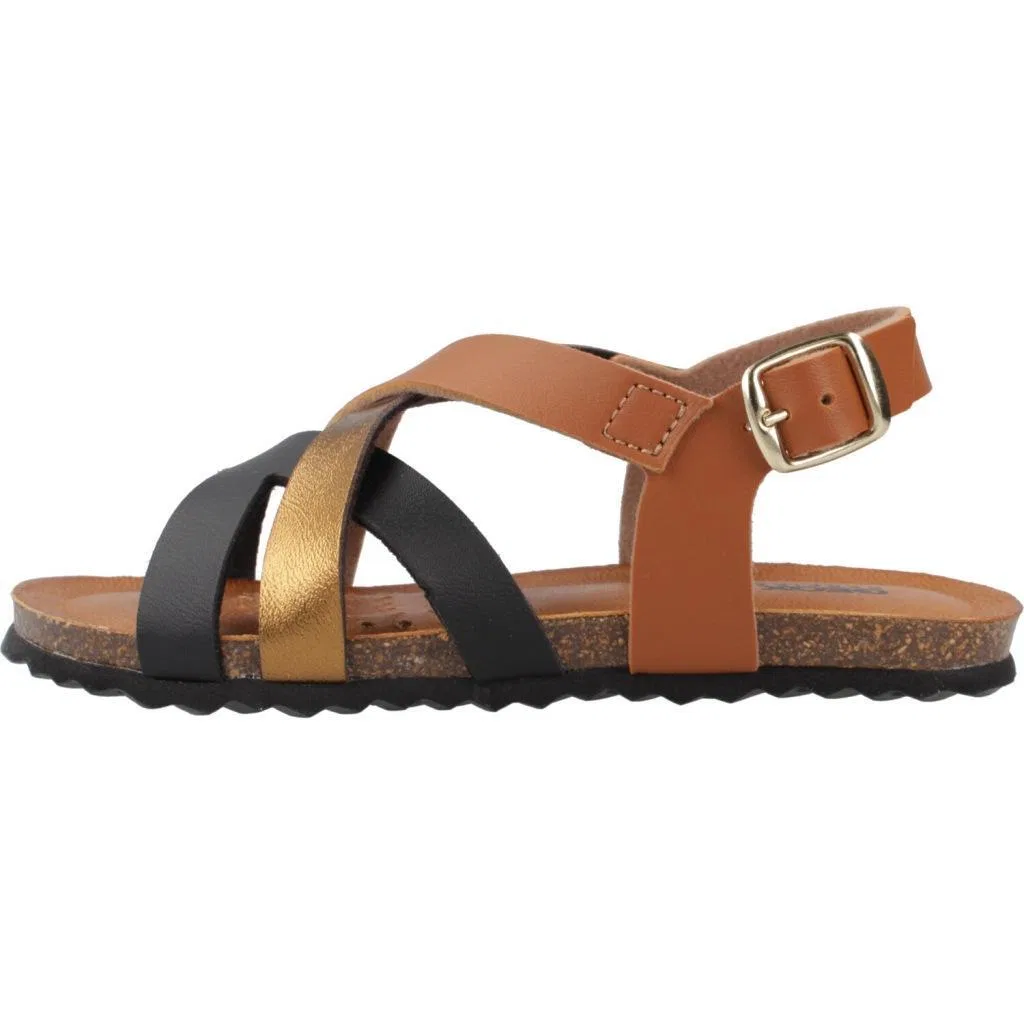 Детские сандалии с закрытым носком J Sandal Chilene Gir Geox, Brown — фото 2