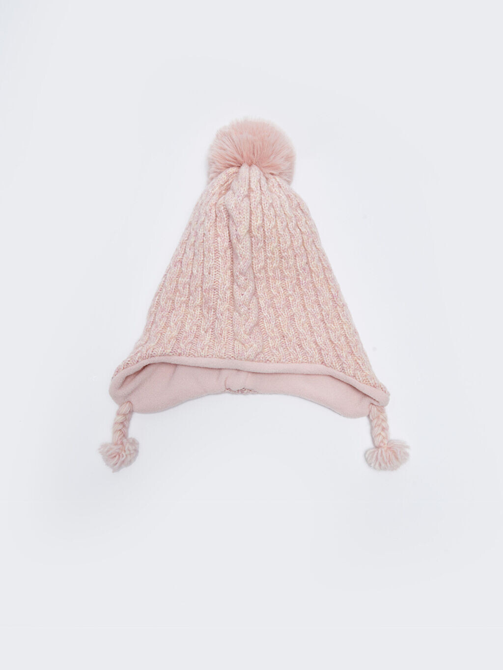 

Трикотажная шапка для девочки с закрытыми ушами и узором LCW Accessories