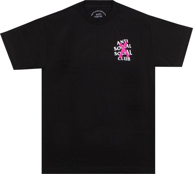 

Футболка Anti Social Social Club Cancelled T-Shirt 'Black', черный