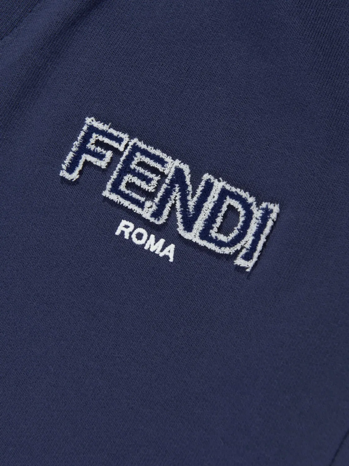 Трек-панты с логотипом FENDI, темно-синий — фото 3