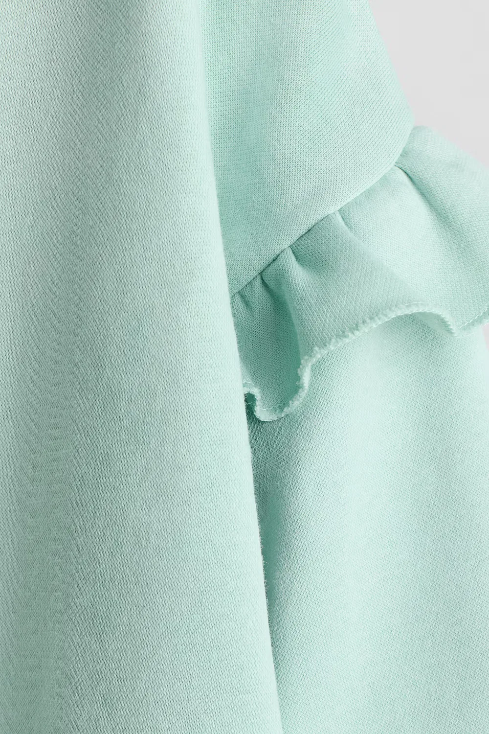 Толстовка с оборками H&M, Mintgrün — фото 2