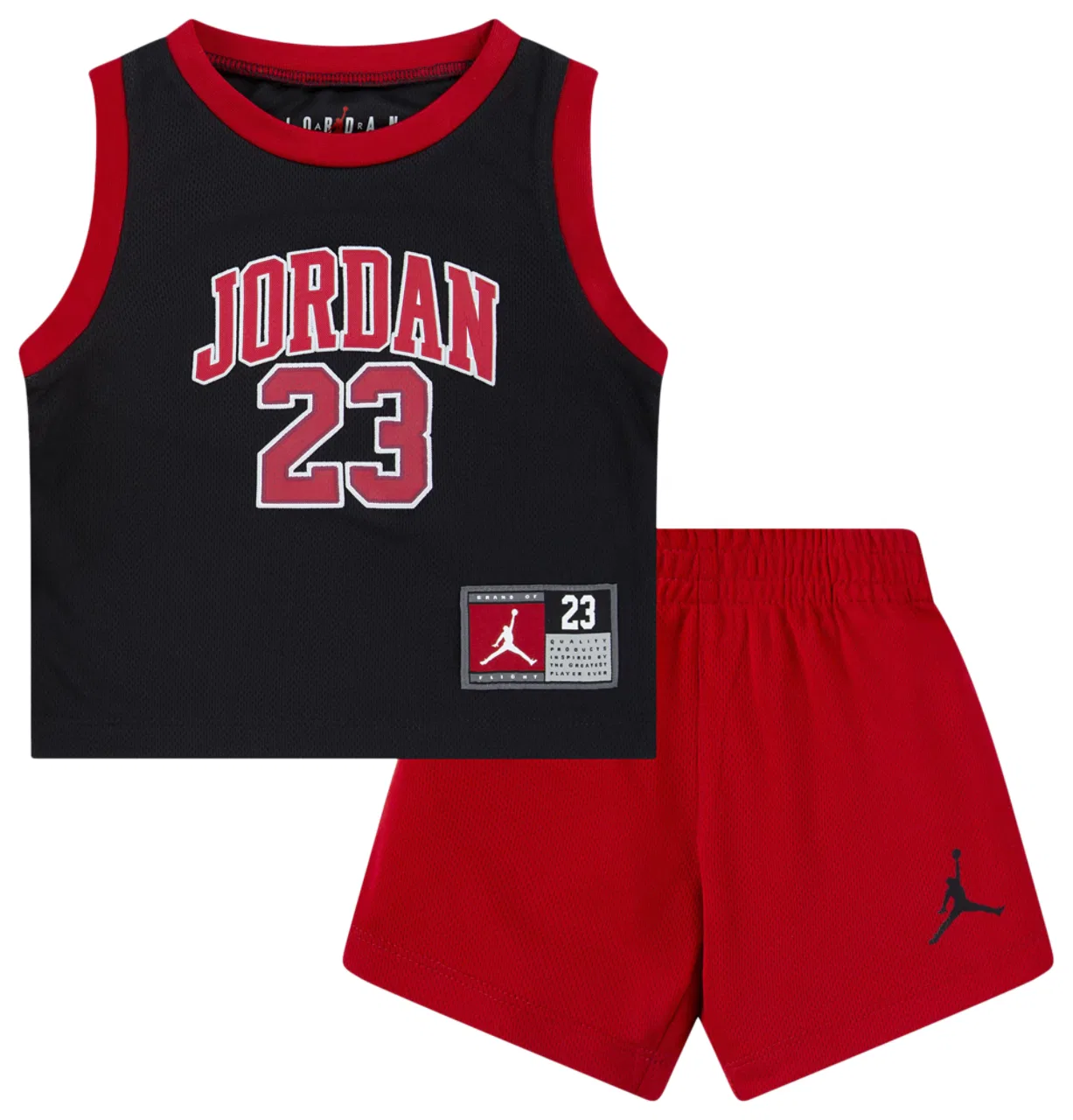 Детский спортивный костюм Jersey Set Jordan, черный/красный