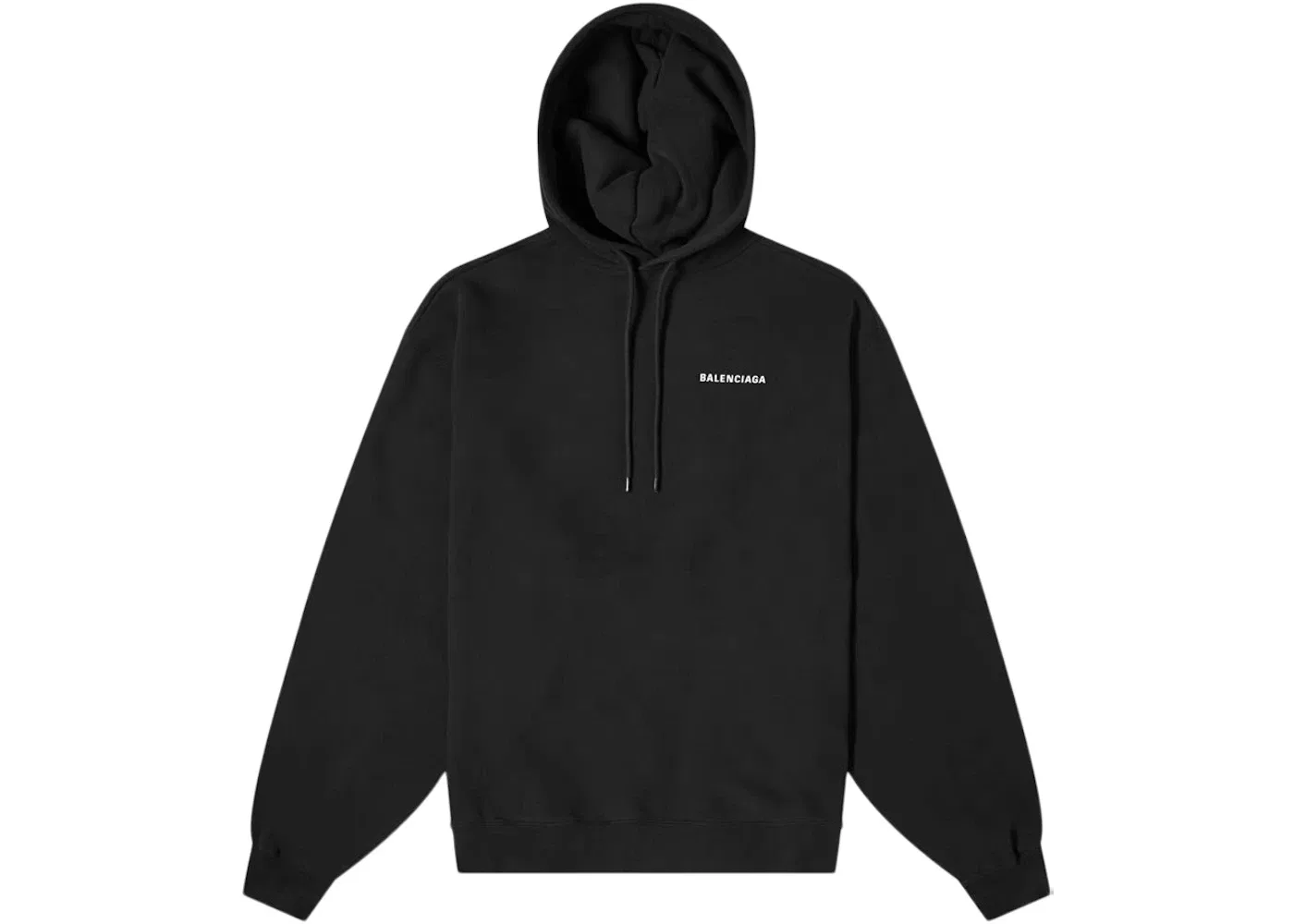Женский худи оверсайз Defile Bomber Balenciaga, Black/White