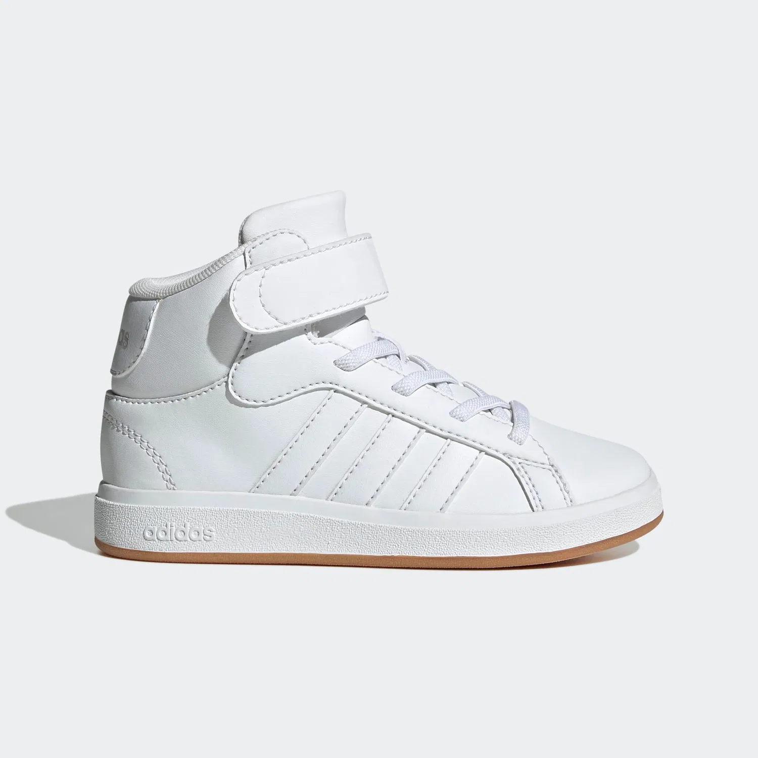 Детские кроссовки полувысокие теннисные Adidas Sportswear, Cloud White/Cloud White/Grey One — фото 2