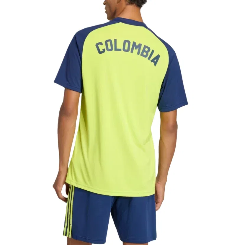 Мужская футболка Colombia 26 Away Pre-Match Jersey Adidas, желтый — фото 4