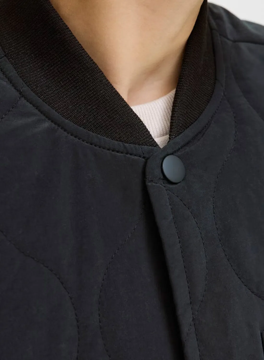 Жилет без рукавов с высоким воротом jjhero liner Jack & Jones Junior, черный — фото 3