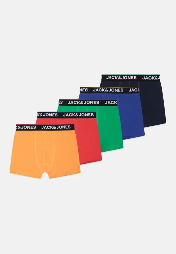 Трусы Jactopline, комплект из 5 штук Jack & Jones Junior, красный/темно-синий/зеленый