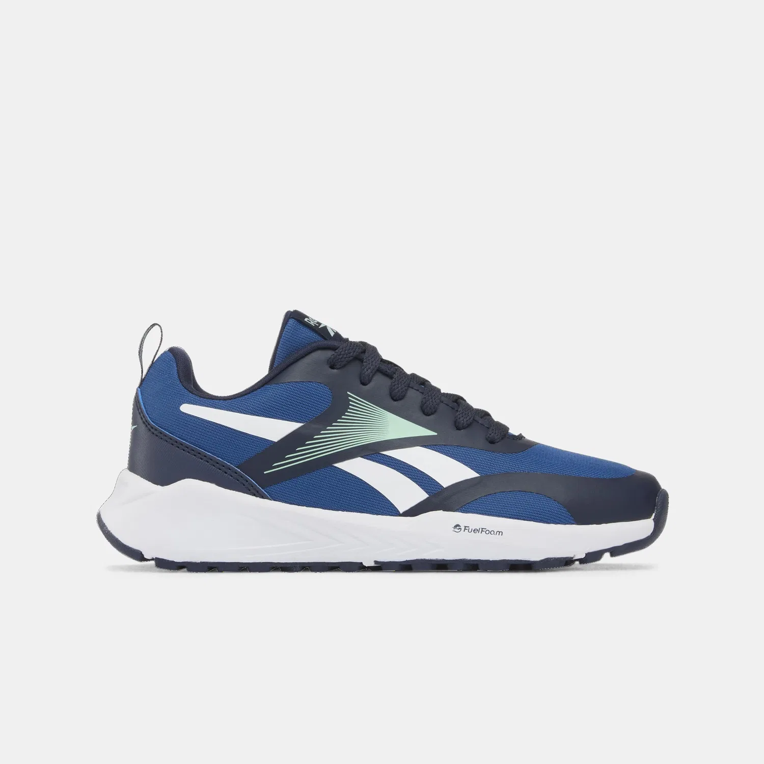 Детские кроссовки для мальчиков с принтом Energen Run Reebok, Vectornavy Twilightblue Glitchaqua