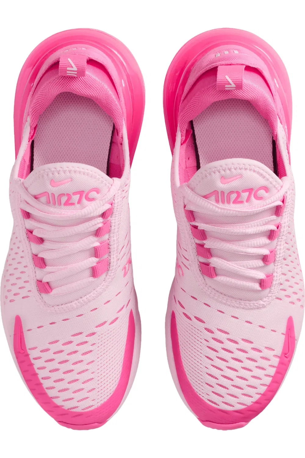 Детские кроссовки с амортизацией Air Max 270 Nike, Pink/Pinksicle/White/Pink — фото 3