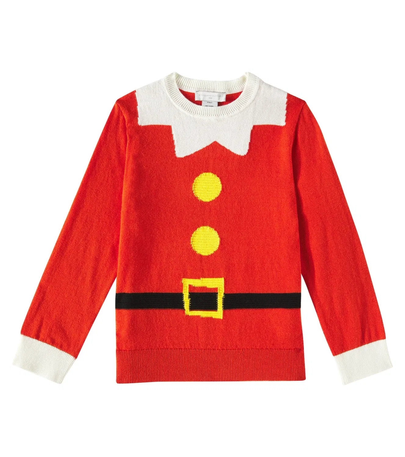 Свитер хлопковый Stella Mccartney Kids, красный