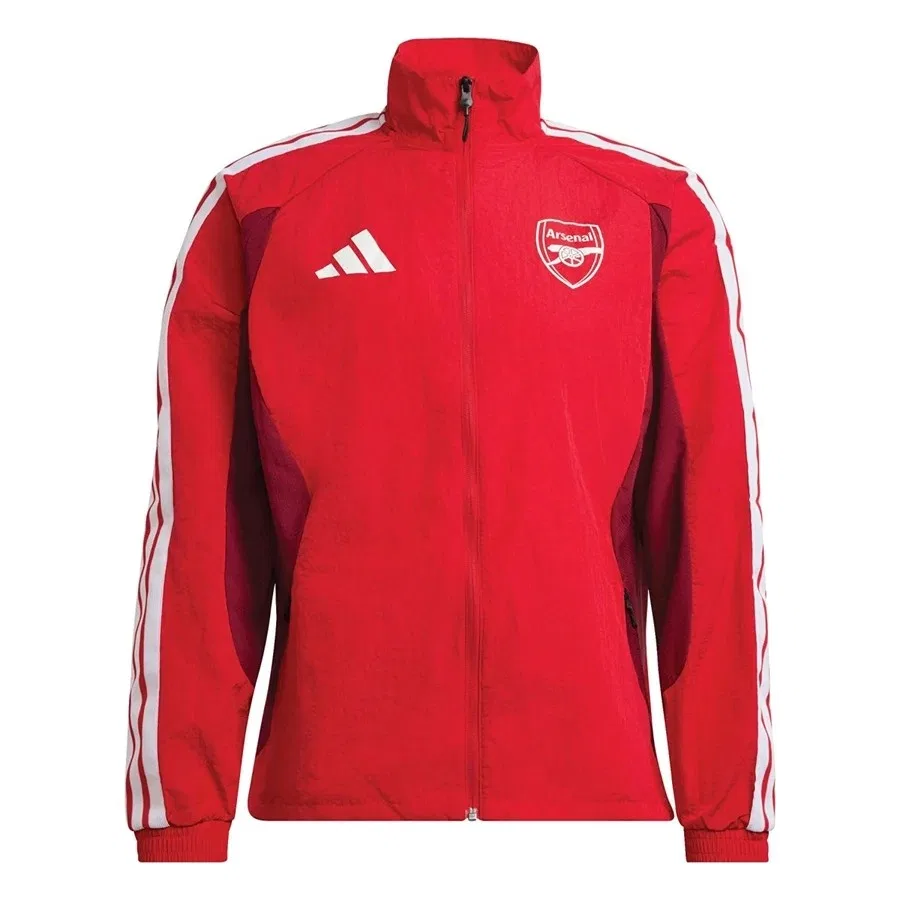 Мужская куртка с капюшоном Arsenal FC Home Anthem Jacket adidas, Красный