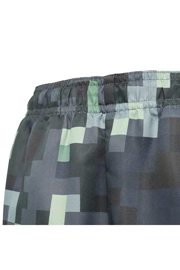 Детские штаны для девочек с принтом Aop trackpant Adidas, Green — фото 4