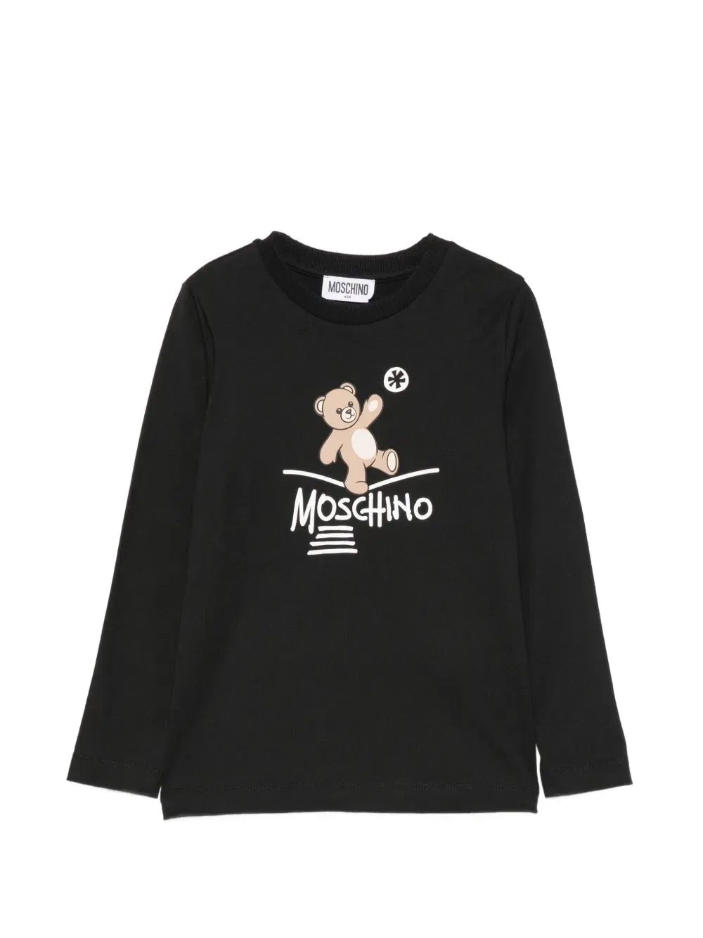 Футболка из Moschino Kids, черный