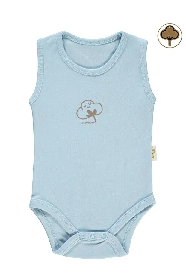 Детский комплект боди-распашонок из органического хлопка Civil Baby, Blue