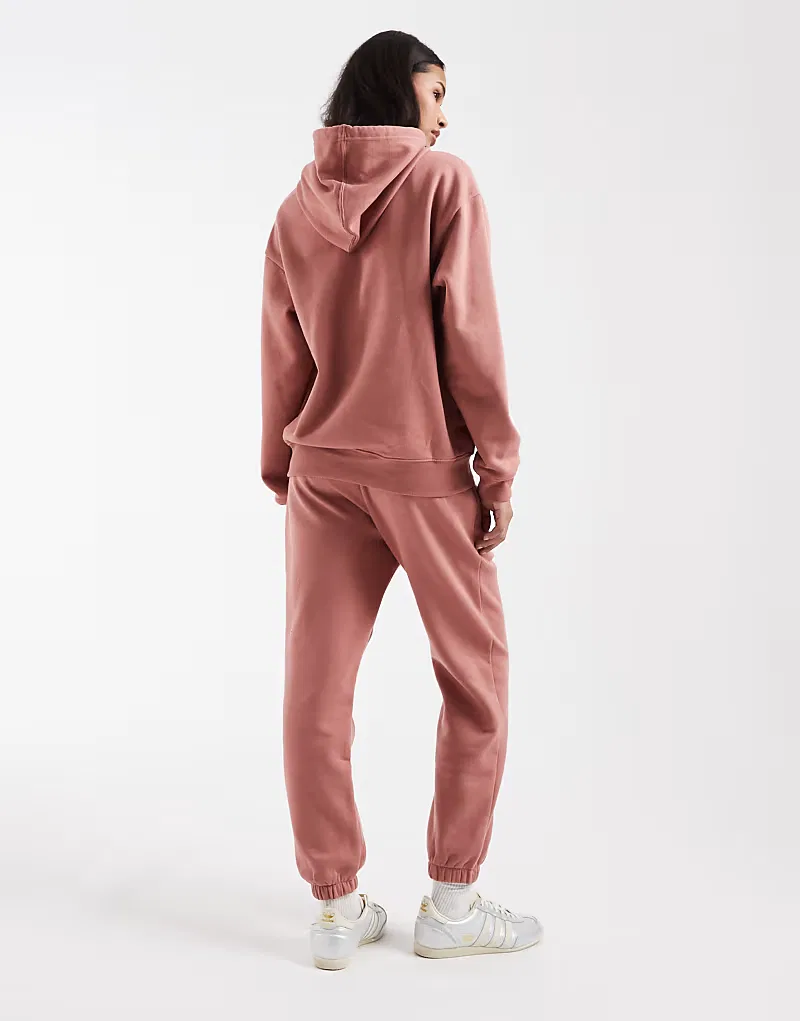 Спортивные брюки GAP Everyday с манжетами и логотипом, лососево-розовый — фото 4