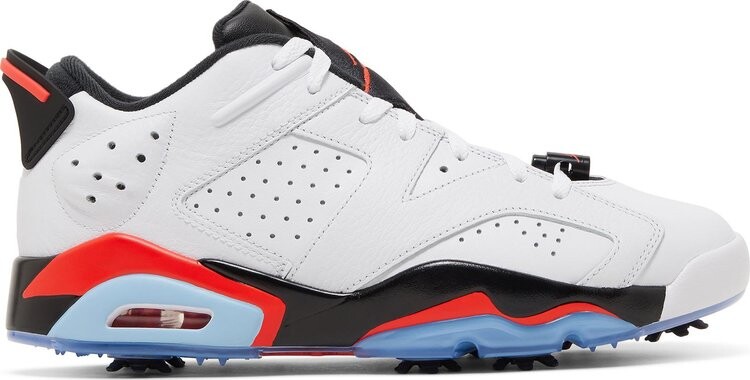 

Бутсы Air Jordan 6 Retro Low Golf White Infrared, белый