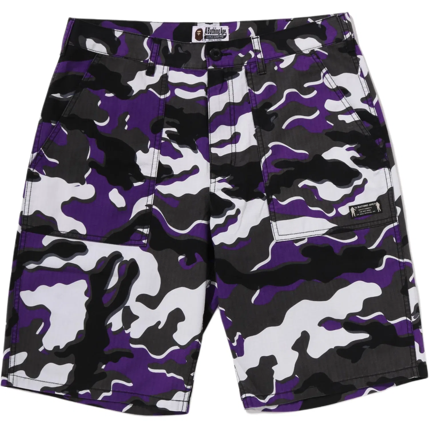 Детские карго шорты SS26 Cargo Shorts A BATHING APE, Purple