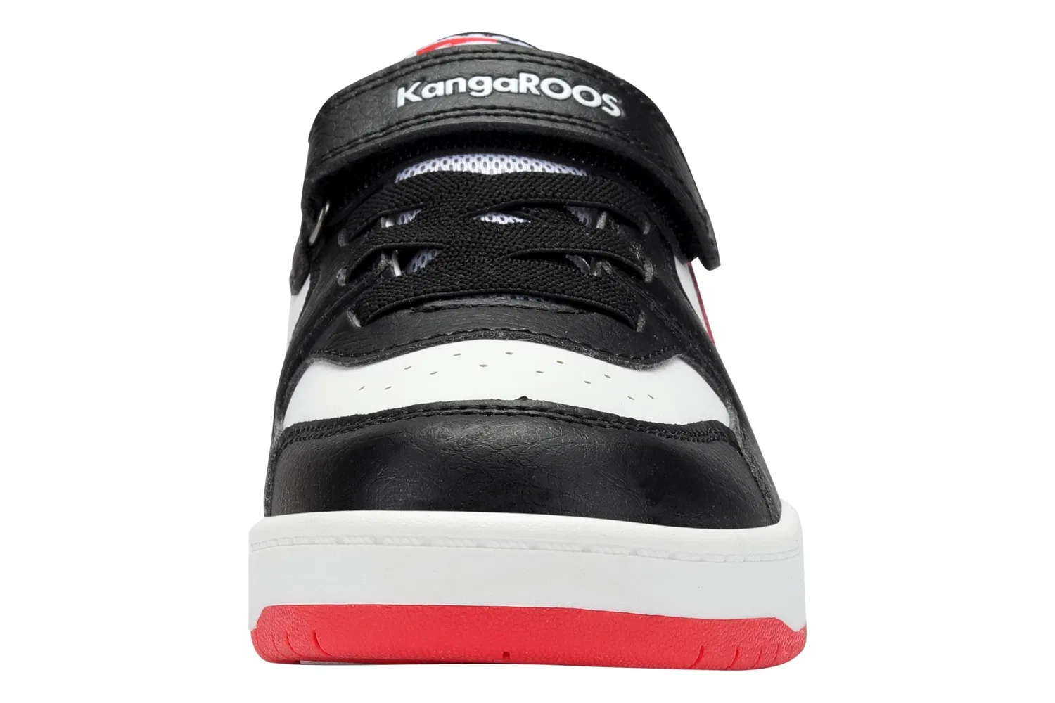 Детские кроссовки с эластичной шнуровкой KangaROOS K-CP Fair Ev, Jet Black Fiery Red — фото 2
