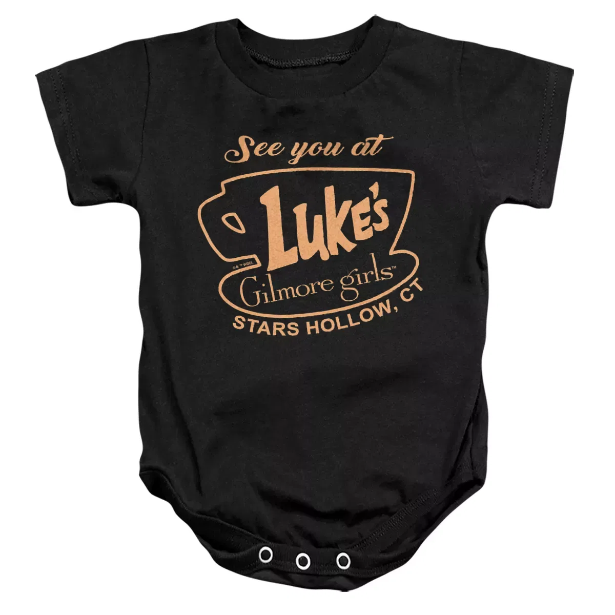 Детское боди с коротким рукавом Gilmore Girls, Black