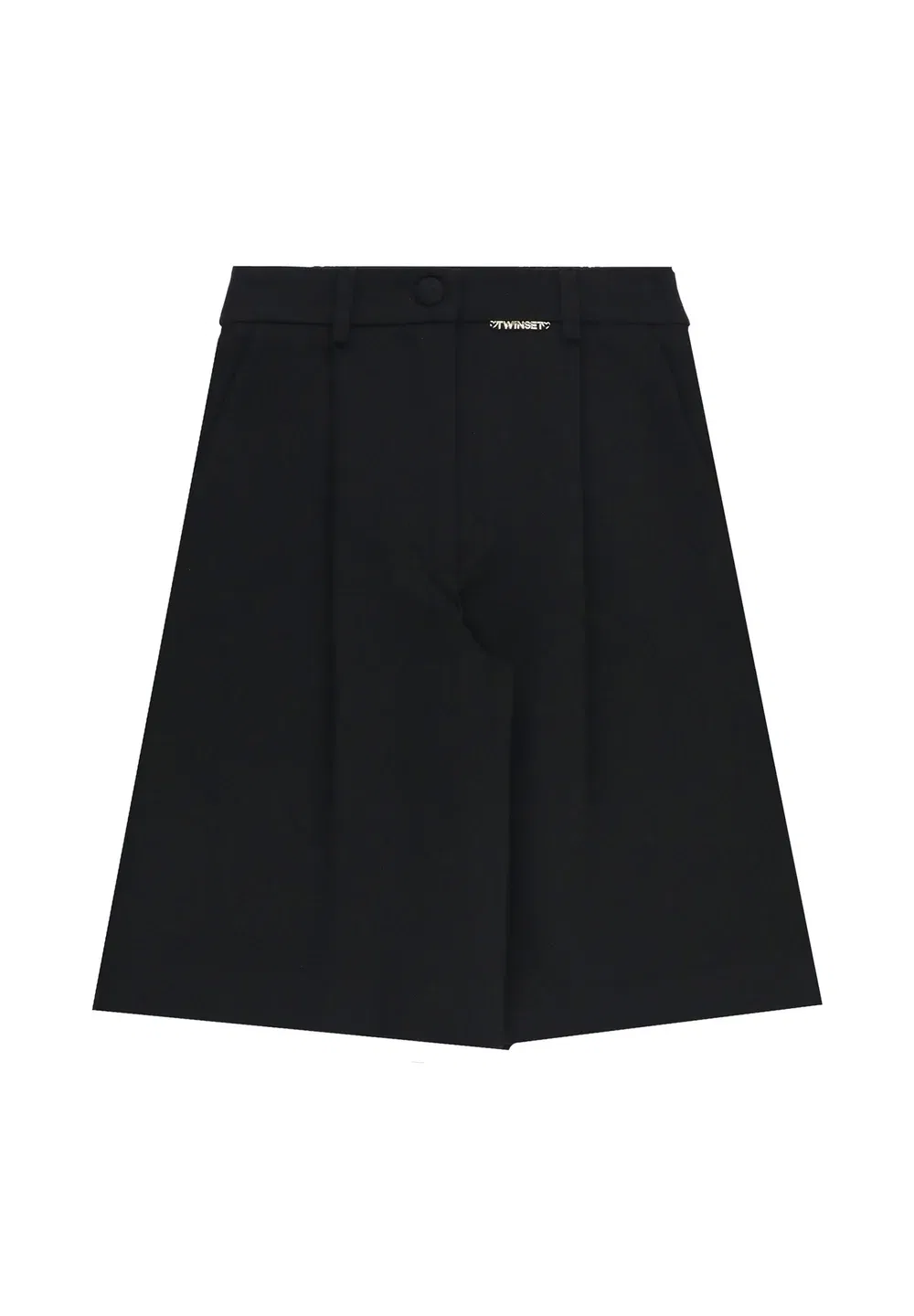 Шорты Bermuda con logo Twinset, Nero