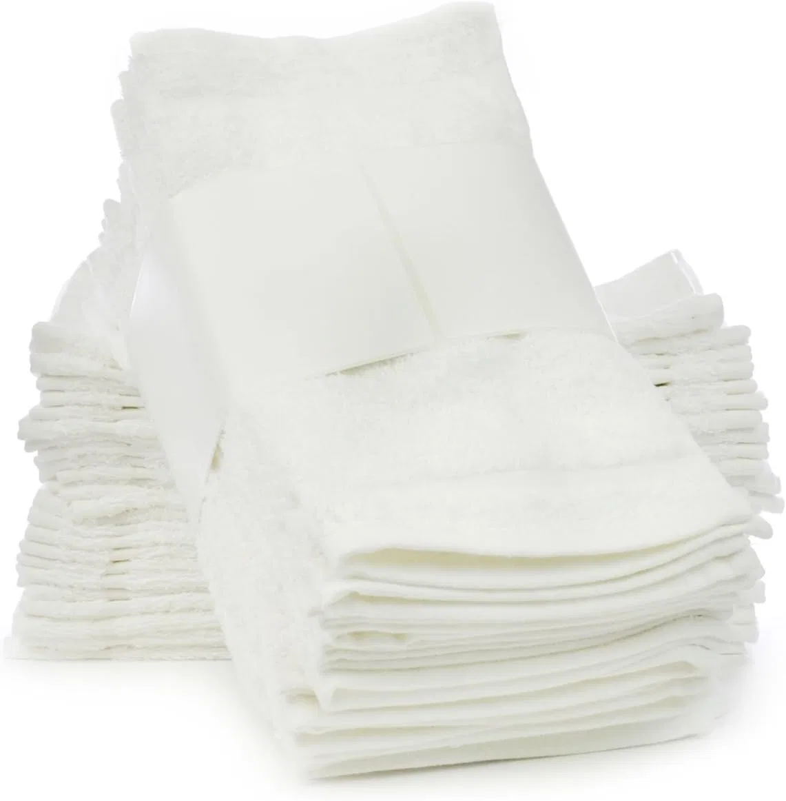 Махровая салфетка Bare Cotton, 24 шт, 30x30 см, Белый