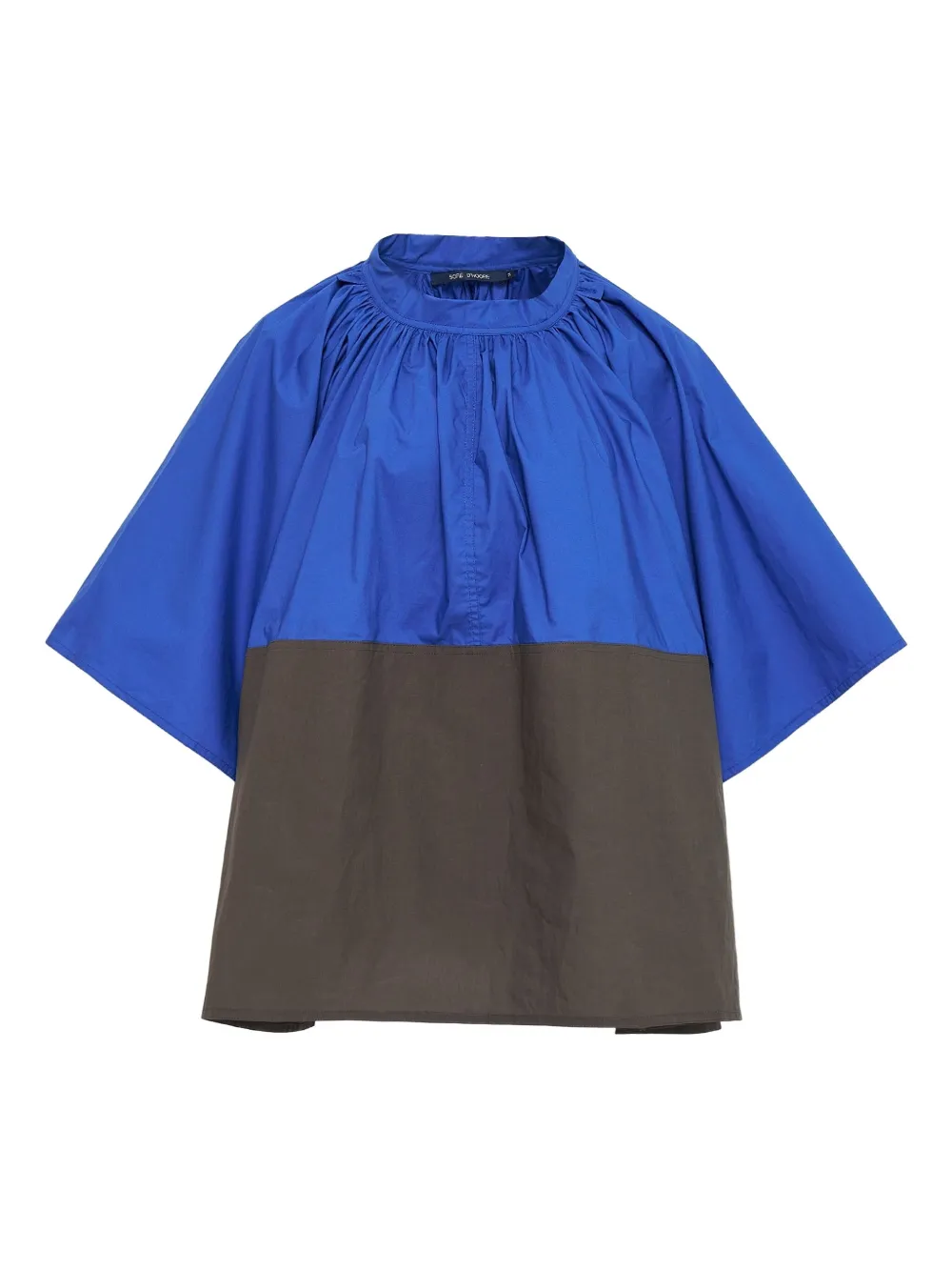 

Блузка со сборками на кокетке Sofie D'hoore, синий