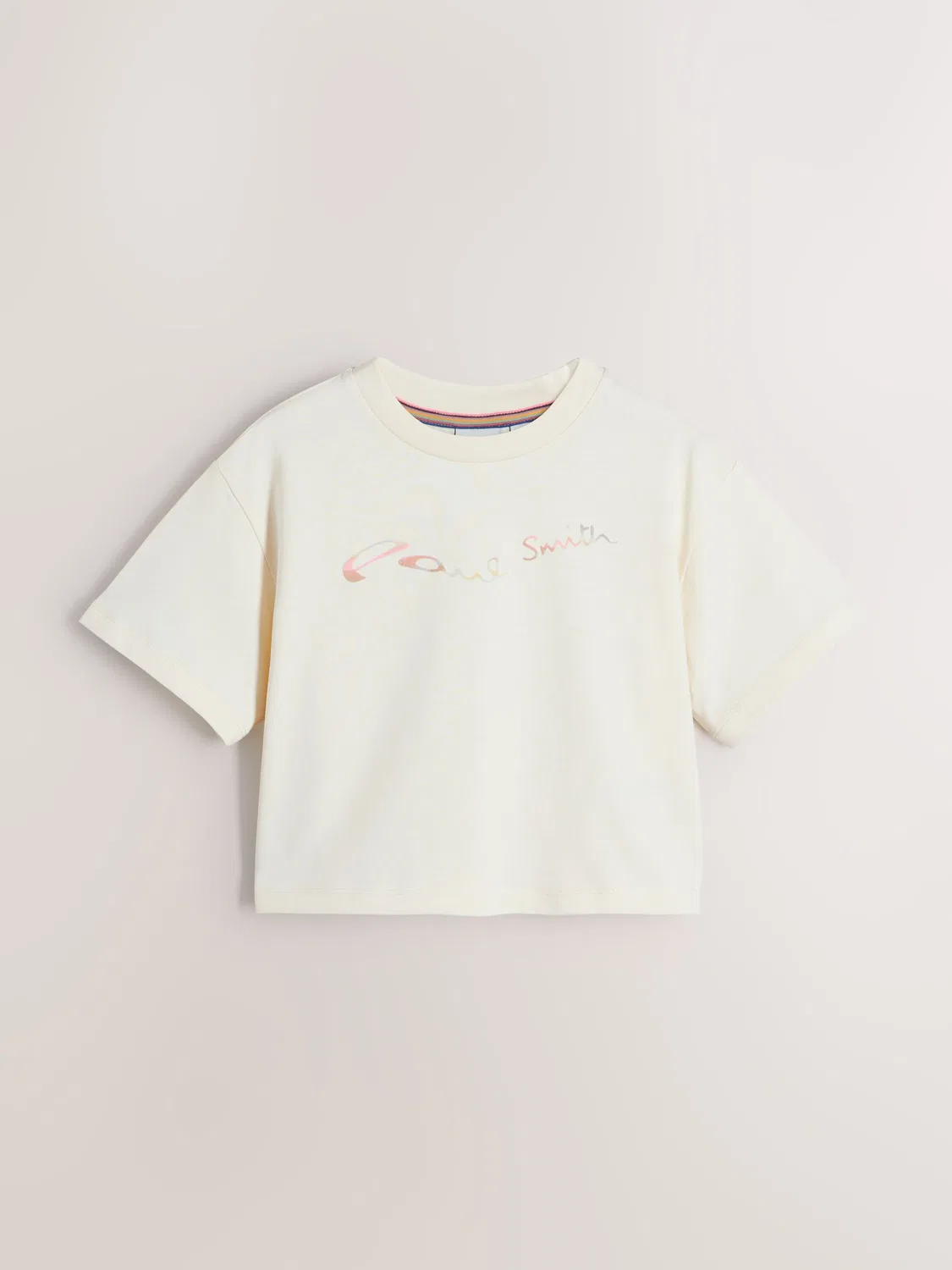 Комплект футболок Paul Smith Junior, розовый/желтый — фото 2