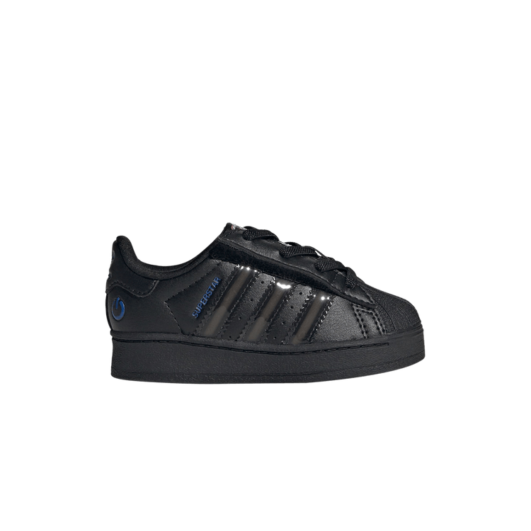 

Кроссовки adidas Superstar Comfort Closure EL I 'Led Lights Stripes - Black Preloved Violet', черный