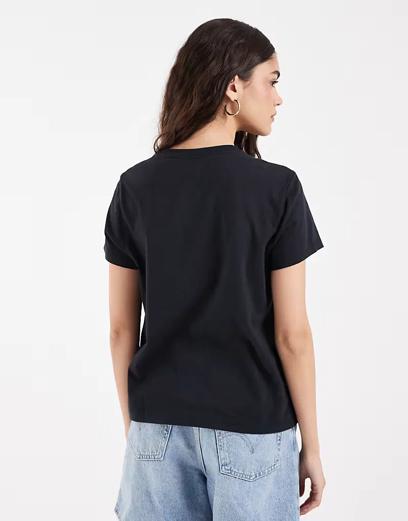 Любимая футболка Levi's с принтом в виде ботинок, черный — фото 4